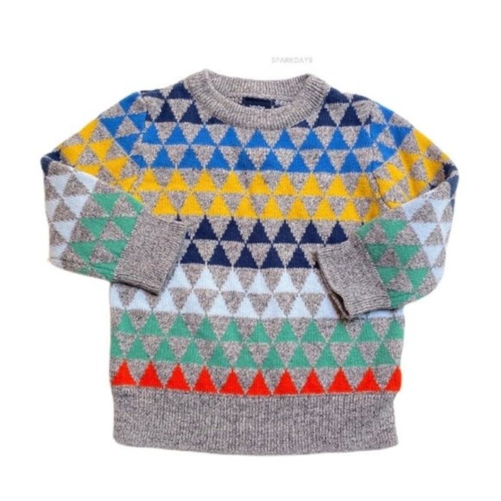 Baby Gap Toddler Gray Colorful Sweater | 12-18M - Picture 1 of 6